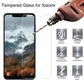 Apsauginis Stiklas Xiaomi Pocophone F1 F2 Ekrano apsaugos Xiaomi Mi A3 A2 Lite A1 Mi 9 SE 9T Pro Grūdintas Stiklas