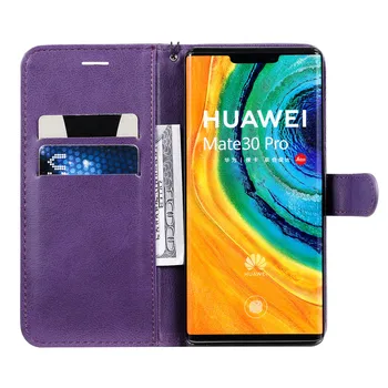 Apversti Odos Atveju Huawei Mate 20 30 Pro Piniginės Atveju, Huawei P20 30 P10 P8 P9 Lite Mini 2017 P Smart Plus 2019 Dangtis