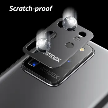 Atgal Screen Protector Lipdukas Metalo apsauginis Žiedas Fotoaparatas Protector for Samsung Galaxy S20 Plius 20 Pastaba 5G Ultra Atveju 2021 atveju