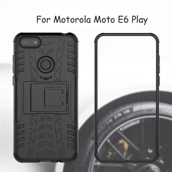 Atsparus Smūgiams Atveju, Motorola X4 Moto G8 Galia Lite G6 Žaisti E5 E6 Plius Atvejais Hibridas Šarvai Padengti Moto G Stylus Pro Greitai Atveju
