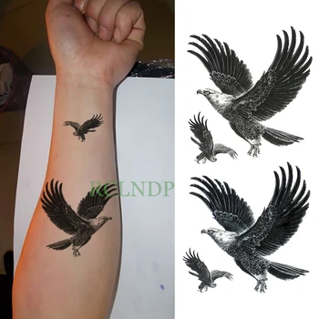 Atsparus vandeniui Laikina Tatuiruotė Lipdukas eagle hawk paukščių Netikrą Tatto 