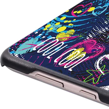 Atveju, Huawei MediaPad T3 8/T3 10/T5 10 - Graffiti Meno Slim Kieto Plastiko Atgal Shell Tablet Atveju 8 Colių 9.6 Colių 10.1 inch + Rašiklis