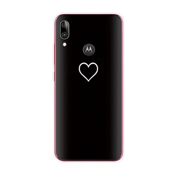 Atveju, Motorola Moto E6 Plus Atveju Silikono Minkštos TPU Galinį Dangtelį Kietas Telefono Atvejų, Motorola Moto E6 Plius E6s E6Plus Atveju 6.1