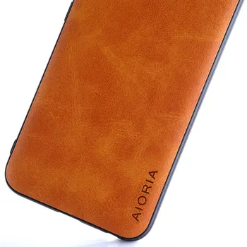 Atveju Xiaomi Redmi 9 9A 9C Prabangių Senovinių oda, odos, telefono dangtelis xiaomi redmi 9 byloje funda Verslo coque 