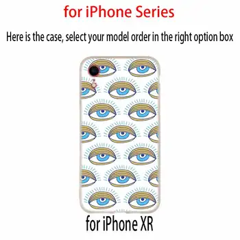 Aukso folija blogio akių blush Atveju Silikono soft iPhone 12 11 Pro X XS Max XR 8 7 6 Plius 5s SE 2020 M S 6.1 Dangtis