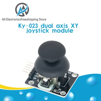 Aukštesnės Kokybės Dvigubos ašies XY Kreiptuką Modulis PS2 Joystick Valdymo Svirtis Jutiklis Arduino KY-023 Vardinė 4.9 /5