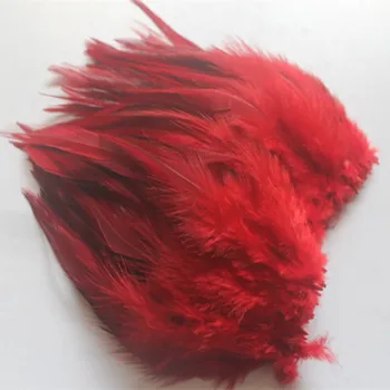 Aukštos kokybės 50pcs raudona gražus 10-15cm/4-6inches gamtos fazano kaklo plunksnos 