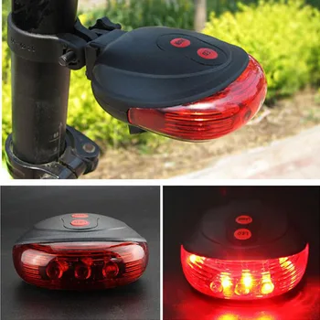 Aukštos Kokybės dviračių lazerio šviesos LED Mirksintis Žibintas užpakalinis Žibintas Galinis Dviračių, Dviračių Nuoma Saugos Įspėjimas Led šviesos režimai
