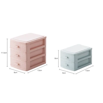 Aukštos Kokybės, Laikymo Stalčių Plastiko Kosmetikos Makiažas Konteinerių Organizuoti Lauke Daugiafunkcį Mini Desktop Storage Box Namų