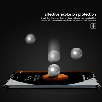 Aukštos kokybės Lanko 0.26 mm 2,5 D HD Aiškiai 9H grūdintas stiklas iPhone 4 4S 5 5S SE 6 6S 7 8 Plus X screen protector apsauginė plėvelė