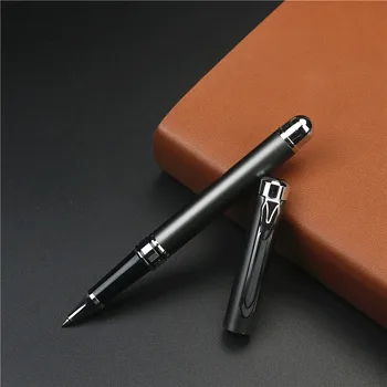 Aukštos Kokybės Metalo Roller Pen Prabanga gelio Rašikliai duoti 2 šerdelės, 0,5 mm, Mėlynos/Juodos spalvos rašalo Verslo Rašyti mokyklinės prekės, Raštinė