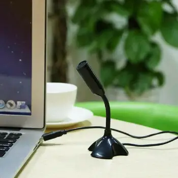 Aukštos Kokybės Reguliuojamo USB Nešiojamas Mikrofonas Mini Studija Kalbėjimo Mikrofono Stovas Mic Su Turėtojas Stalinį KOMPIUTERĮ