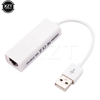 Aukštos Kokybės USB į RJ45, USB 2.0, Ethernet Tinklo LAN Adapter Card 10/100 Adapteris KOMPIUTERIUI Laptopo LAN plokštę RTL8152B chipest