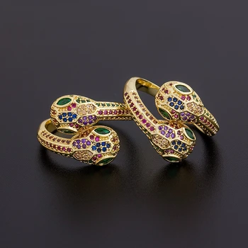 Aukščiausios Kokybės, Naujos Konstrukcijos Klasikinio Gyvatės Žiedas Moterims Žavesio Dalyvavimas Vestuvės Žiedai Mados Reguliuojamas Papuošalai, Aksesuarai