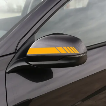 Automobilio galinio vaizdo veidrodžio atspindintis lipdukai dekoratyviniai lipdukai Fiat Panda 