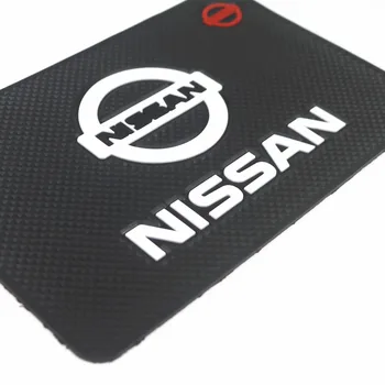 Automobilio Logotipas Anti-Slip Mat Telefono Turėtojas neslidus Kilimėlis ne slydimo Padas Nissan Nismo Tiida Teana 
