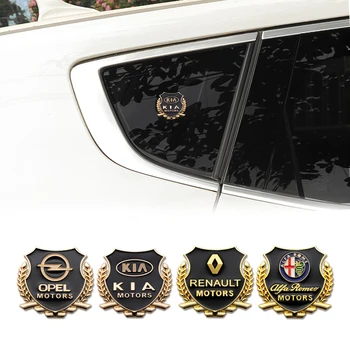 Automobilio Stilius 3D Metaliniai Lipdukai, Emblemos Ženklelio Lipdukai, Auto Apdaila Peugeot 