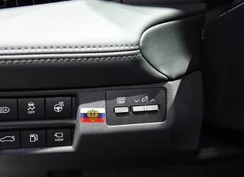 Automobilio Stilius 50Pcs herbas Rusijos Automobilių 3D Apdailos Lipdukai Lipdukai rusijos Federacijos Erelio Emblema Nešiojamas telefono Lipdukai