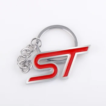 Automobilio Stilius Raktų Žiedas ST Logotipas Ženklelis Metalo Key Chain 