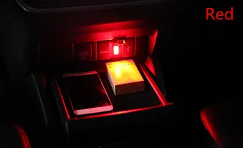 Automobilio stilius USB Dekoratyvinės Lempos Apšvietimas LED Šviesos Atmosfera Toyota Camry Highlander RAV4 