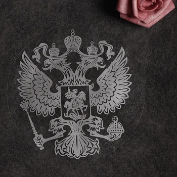 Automobilių Apdailos herbas Rusijos Automobilių Lipdukai rusijos Federacijos Erelio Emblema Automobilių Stilius Nešiojamas Lipdukas