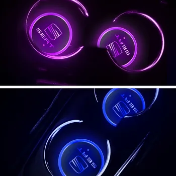 Automobilių Fluorescentinė Taurės Mygtukai LED Šviesos Kilimėlis SEAT Leon Ibiza Alhambra Niva Kalina Priora Granta Largus Auto Reikmenys, Automobilių Prekės,