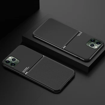 Automobilių Magnetinis Laikiklis Telefono dėklas Skirtas iPhone 11 Pro Max SE 2020 X XR XS Max 6 6S 7 8 Plius 5 5S Padengti Ultra-plonas apsauginis Dangtis