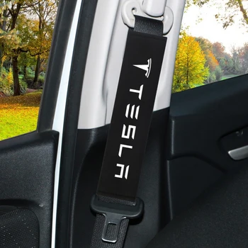 Automobilių Minkštos Pagalvėlės Pagalvėlės Kaklo Pagalvė atveju Tesla modelis 3 modelis x modelis s modelis y Automobilių saugos Diržai dangtis