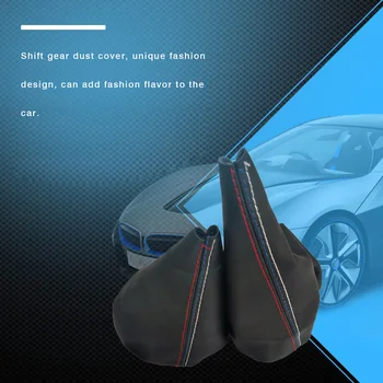 Automobilių Shift Pavarų Lazdą Dulkėms Padengti rankinio stabdžio Rankena Dirbtiniais Odos Padengti BMW E30 E36 E34 E46 Z3 Vadovas Modeliai