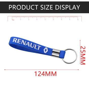 Automobilių Silikagelio paketų prižiūrėtojų raktinę Auto Keychain už Renault Megane 2 3 Duster 