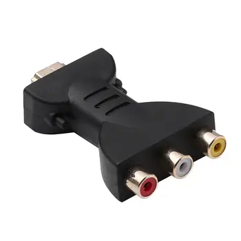 AV Skaitmeninio Signalo HDMI suderinamus Į 3 RCA Audio Adapter Component Keitiklis Vaizdo Adapteris AV Component Konverteris Dropshipping
