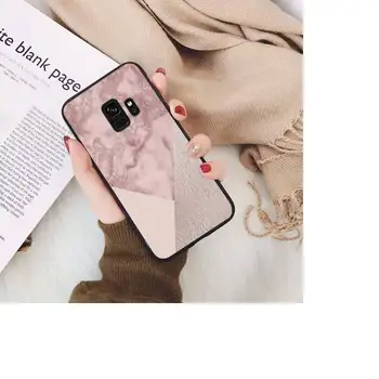 Babette Rose Gold Rožinės spalvos Blizgučiai Telefono dėklas Samsung Galaxy S10 S20 Plius S10E S5 S6 S7edge S8 S9 S9Plus S10lite 2020 m.