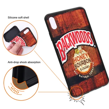 Backwoods Medaus Berry Soft Case for iPhone XS 11 Pro Max XR X 7 8 6 6S Plius Padengti
