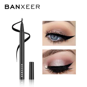 BANXEER atsparus Vandeniui akių kontūro Pieštukas Kosmetikos Matinis Juodas Akių kontūro Pieštukas Ilgalaikis Makiažas Greitai Sausų akių kontūro Pieštuką