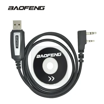 Baofeng USB Programavimo Kabelis UV-5R CB Radijo Walkie Talkie Kodavimo Kabelių K Uosto Programa Laidą BF-888S UV-82 UV 5R Priedai