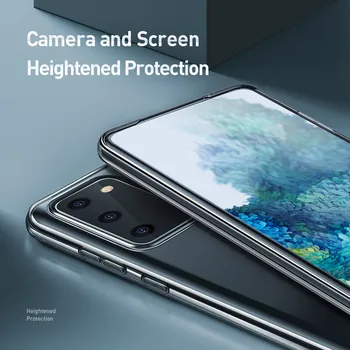 Baseus Protector Cover Case for Samsung Galaxy S20 Ultra Samsung S20 TPU Case For Samsung S20 Plus Ultra-plonas Pilnas draudimas