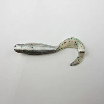 BassLegend - Žvejybos Minkštas Masalas Cuttle Tail Grub Už Ešerys Lydeka Walleye, Minkštas Shad 40mm 0.9 g/60mm 3,5 g/90mm 6.3 g