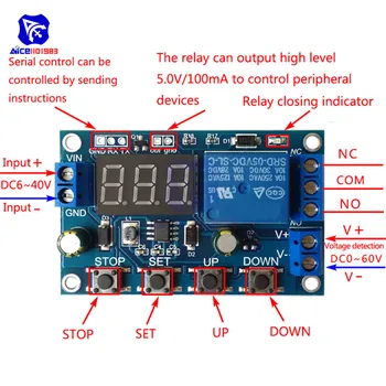 Baterijos Įkrovimo/Iškrovimo Modulis Integruotas Voltmeter Undervoltage/Viršįtampio Apsaugos Laikas Įkrovimo/Iškrovimo Komunikacijos