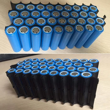 Baterijų Laikiklis 1Pcs 10x Ląstelių Plastiko for18650 Baterija Tarpiklis Turėtojas Cilindrinių Elementų Laikiklis Stendas