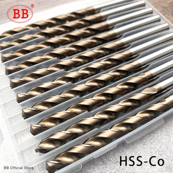 BB HSSE Kobalto Twist Drill Bit M35 EX HSSCO Metalo, Aliuminio, Vario, Nerūdijančio Plieno, Mediena, Titano 1mm iki 13mm Nustatyti Skylę Įrankis