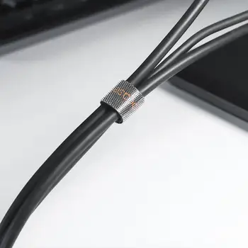 Bcase Valdyti kabelis Multi-layer nuplėšiamų Juosta Anti-Slip Laidai Organizatoriaus Lipduko Klijų Dirželis daugiasluoksnių Kompozicinių