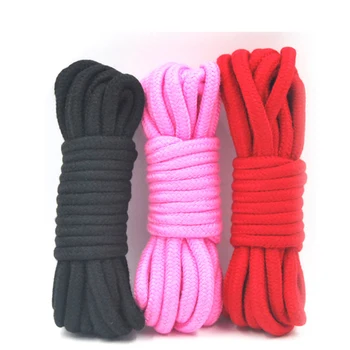 BDSM Fetišas virvę vergas 10M sekso žaislai, provokuojantis alternatyvius šaltinius medvilnė, Apykaklės susieta nelaisvėje patogus rinkinys hurtless įstaiga