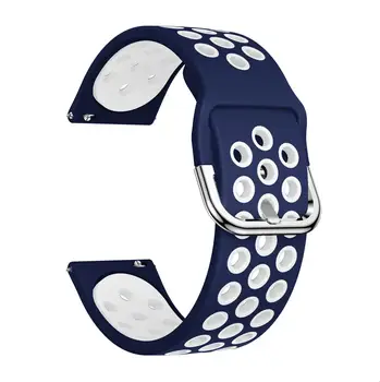 BEHAU 20mm Sporto spalvinga Silikono watchBand Garmin Venu Smart žiūrėti Pakeitimo Dirželis Garmin Perkelti 3 / Luxe / Stiliaus diržas