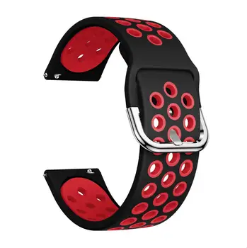 BEHAU 20mm Sporto spalvinga Silikono watchBand Garmin Venu Smart žiūrėti Pakeitimo Dirželis Garmin Perkelti 3 / Luxe / Stiliaus diržas
