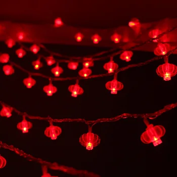 Behogar 118inch 30-LED baterijomis, Žibintų String dega Kinų Naujųjų Metų Pavasario Šventė Namuose Šalis Dekoro Rekvizitai