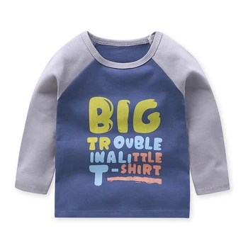 Berniukų Marškinėliai, Vaikai Viršūnes Bamblys Kūdikių Trišakiai Animacinių filmų T-shirt Medvilnės Vaikų Komplektus Berniuko Drabužių 2020 Naujas Ruduo