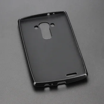 Black Gelis TPU Plonas Minkštas Stabdžių Skiding Atveju Galinio Dangtelio LG G4 H815 G2, G3, G5 Mobilųjį Telefoną, Gumos, silikono Krepšys
