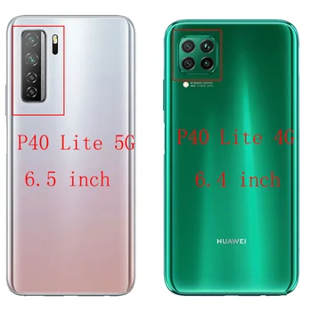 Bling Dreni Telefoną Atveju Huawei P40 Lite 5G Skysčio Blizgučiai Minkštas Viršelis P 40 Lite p40lite Nova 7 i 6 SE P40 Pro Coque