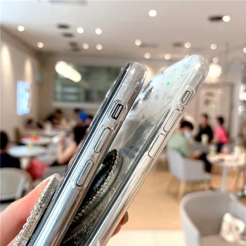 Blizgučiai star veidrodis, telefono dėklas, Skirtas Samsung Galaxy A51 A71 A50 A30S A10 A20E A70 A80 A01 A11 A21S A31 M21 M51 Aišku, Minkštas Viršelis