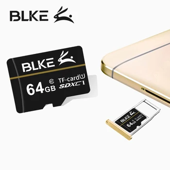 BLKE Micro sd kortele 256 GB 128GB 64GB 32GB 16GB 8gb Atminties Kortelė Class10 U1 TF flash Atminties kortelės mobilaus telefono vairavimo diktofonas